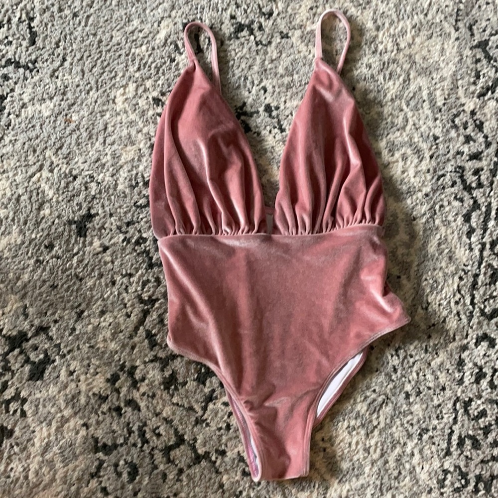 Velvet bodysuit